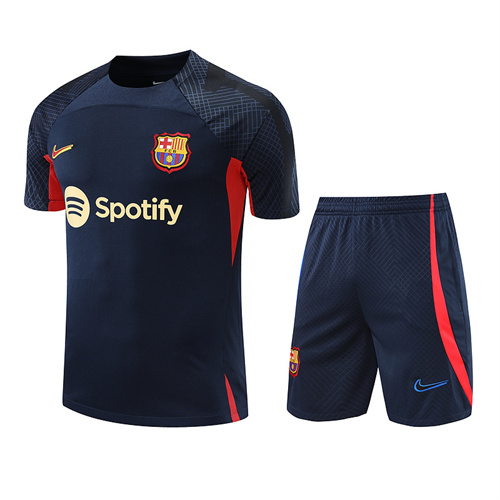 AAA Quality Barcelona 22/23 Navy Blue/Red Training Kit Jerseys